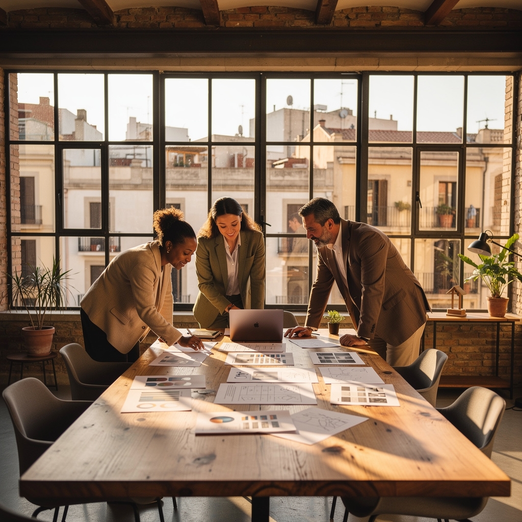 Equipo de formación de Rumbo Evolutivo en Barcelona