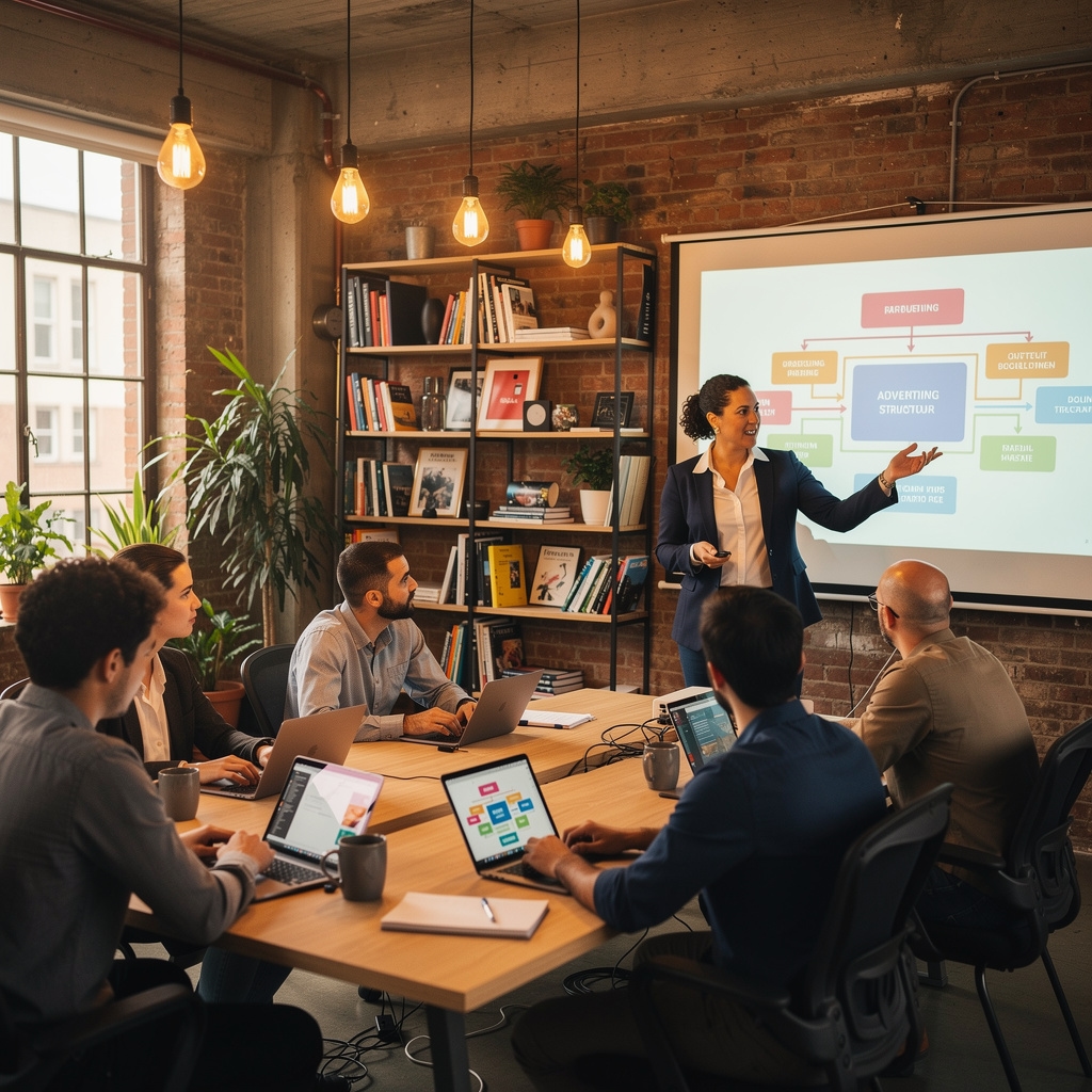 Sesión de formación sobre publicidad digital en Barcelona